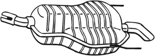 крайно гърне BOSAL 185-489