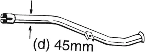 ремонтна тръба, катализатор BOSAL 889-157