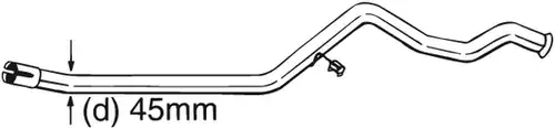 ремонтна тръба, катализатор BOSAL 889-503