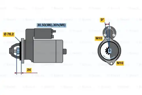 стартер BOSCH 0 001 110 071