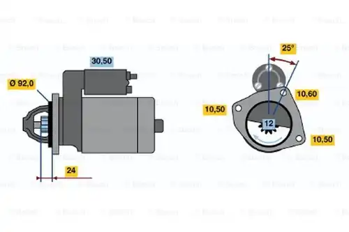 стартер BOSCH 0 001 362 307