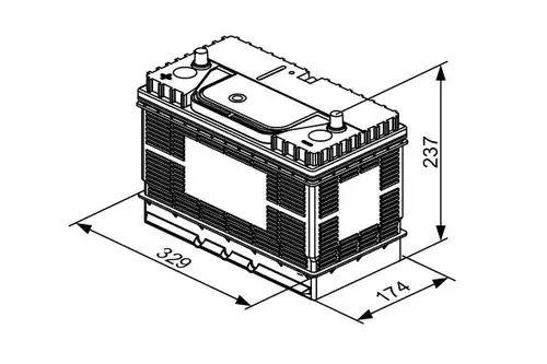 стартов акумулатор BOSCH 0 092 T30 500