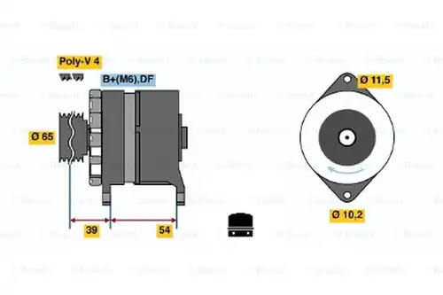 генератор BOSCH 0 120 450 024