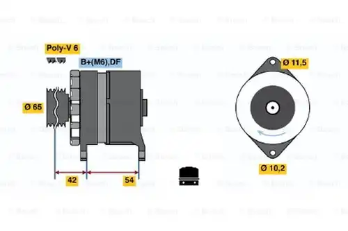 генератор BOSCH 0 120 450 025