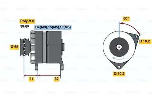 генератор BOSCH 0 120 468 127