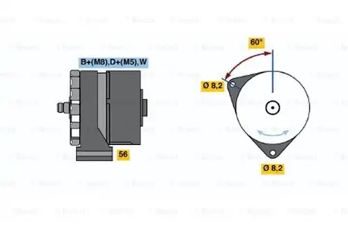 генератор BOSCH 0 120 469 545