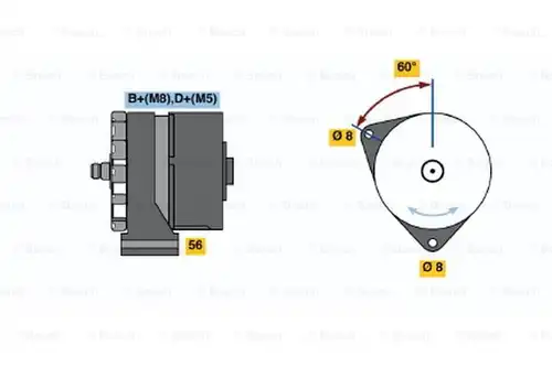 генератор BOSCH 0 120 469 782