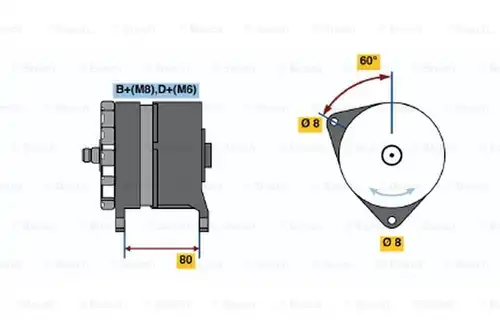 генератор BOSCH 0 120 469 878