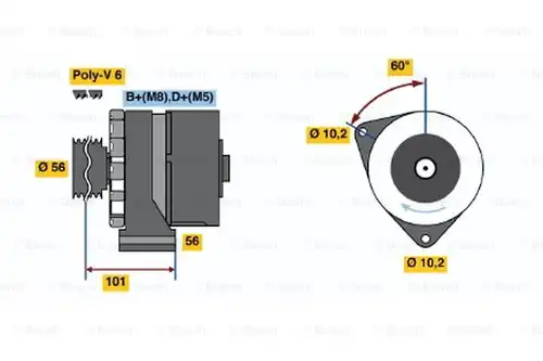 генератор BOSCH 0 120 469 928