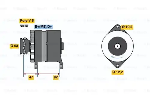 генератор BOSCH 0 120 469 939