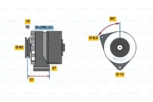 генератор BOSCH 0 120 488 103