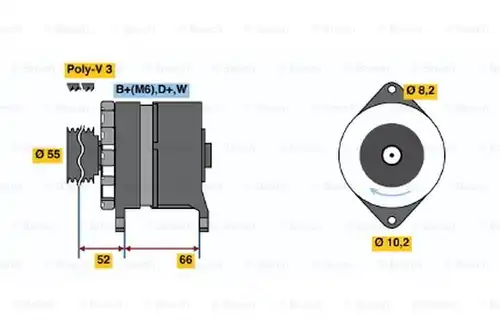 генератор BOSCH 0 120 488 143