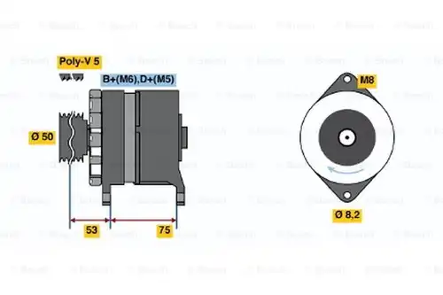 генератор BOSCH 0 120 488 201