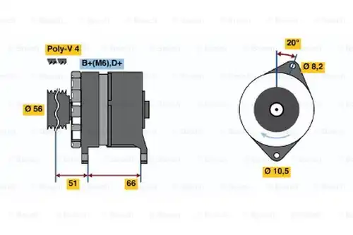 генератор BOSCH 0 120 488 215