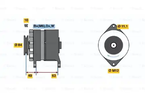 генератор BOSCH 0 120 488 284