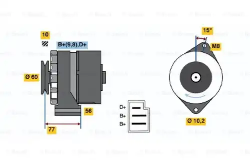 генератор BOSCH 0 120 489 203