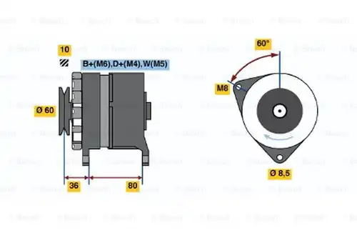 генератор BOSCH 0 120 489 347