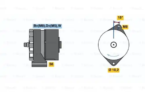 генератор BOSCH 0 120 489 378