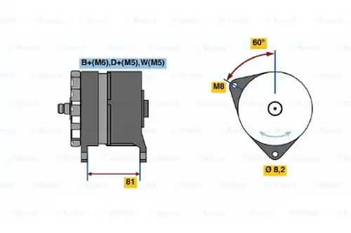 генератор BOSCH 0 120 489 460