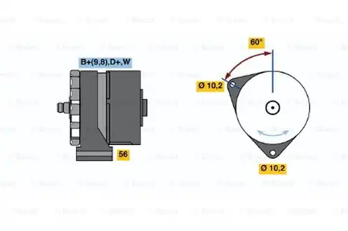 генератор BOSCH 0 120 489 469