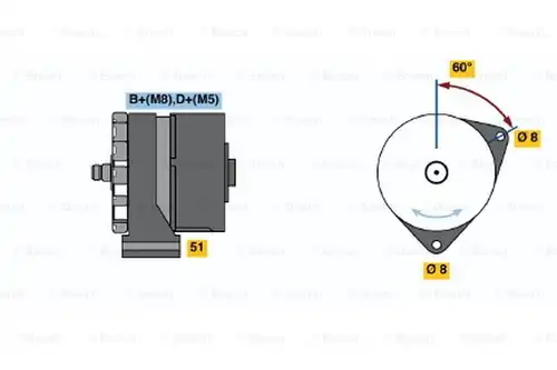 генератор BOSCH 0 120 489 473