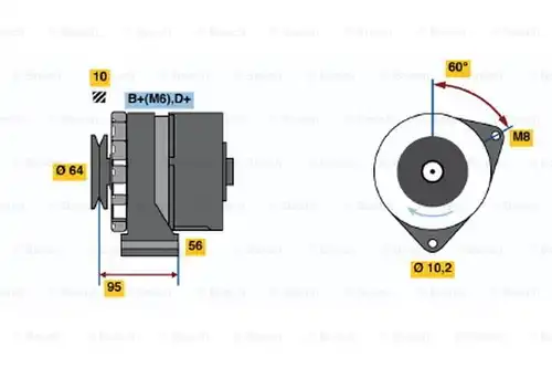 генератор BOSCH 0 120 489 476