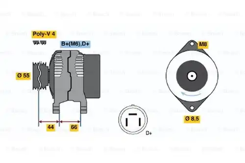 генератор BOSCH 0 123 115 013