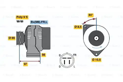 генератор BOSCH 0 123 115 014