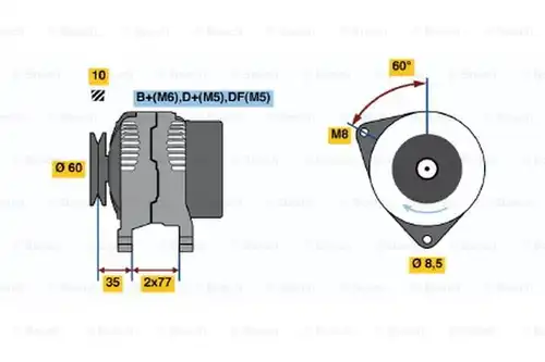 генератор BOSCH 0 123 310 055