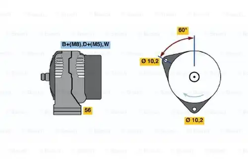 генератор BOSCH 0 123 320 023