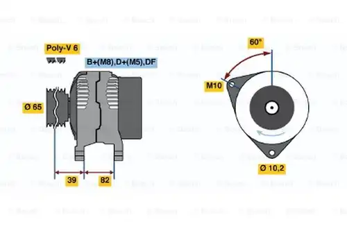 генератор BOSCH 0 123 515 012