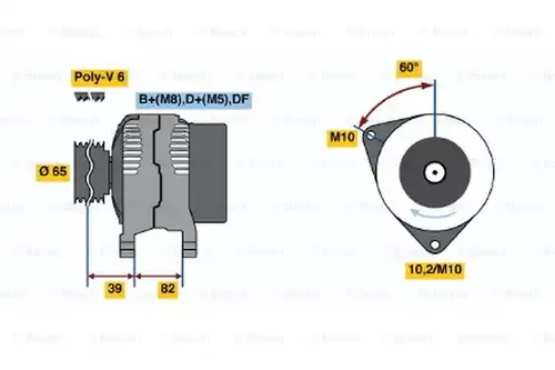 генератор BOSCH 0 123 515 024