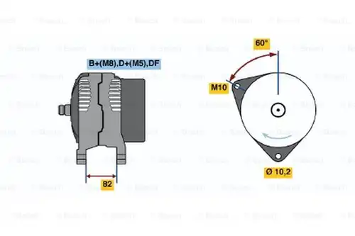 генератор BOSCH 0 123 520 027