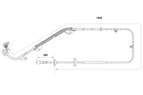 датчик, обороти на колелото BOSCH 0 265 006 106