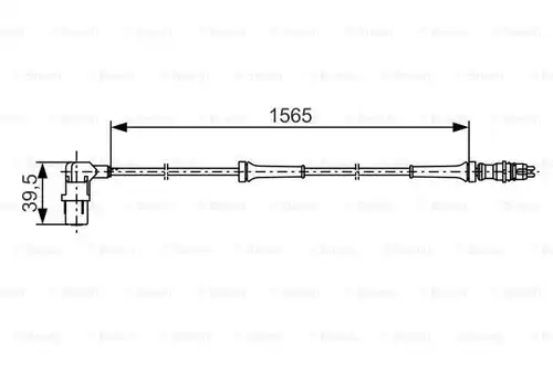 датчик, обороти на колелото BOSCH 0 265 006 557