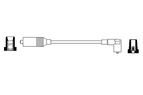 запалителен кабел BOSCH 0 356 904 066