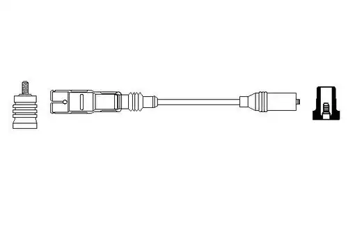 запалителен кабел BOSCH 0 356 912 882