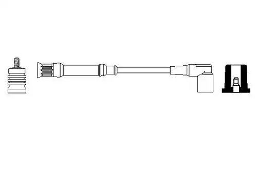 запалителен кабел BOSCH 0 356 912 893