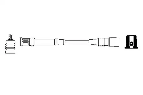 запалителен кабел BOSCH 0 356 912 897