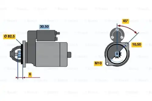 стартер BOSCH 0 986 014 211