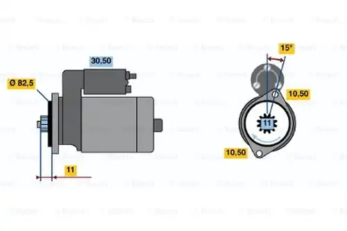 стартер BOSCH 0 986 014 271