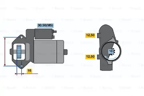 стартер BOSCH 0 986 018 531