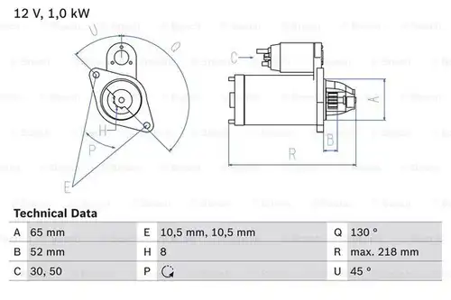 стартер BOSCH 0 986 024 700