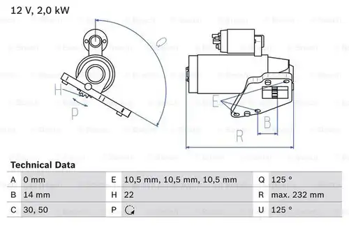 стартер BOSCH 0 986 024 710