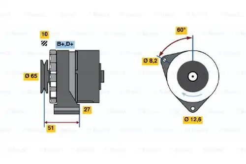 генератор BOSCH 0 986 031 090