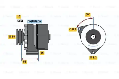 генератор BOSCH 0 986 032 930