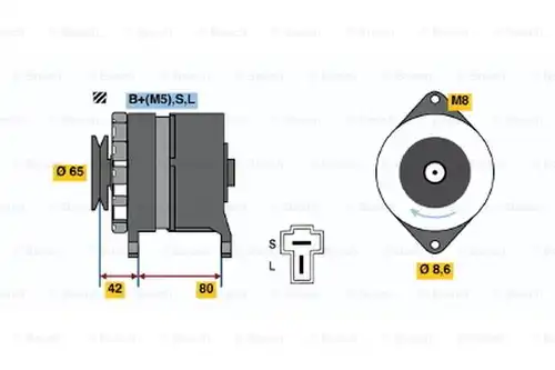 генератор BOSCH 0 986 033 471