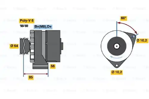 генератор BOSCH 0 986 033 900