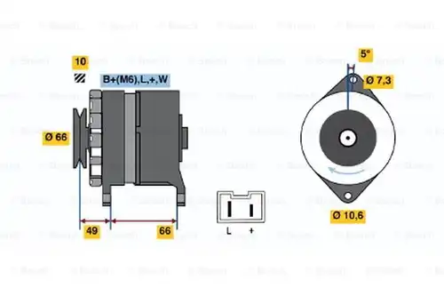 генератор BOSCH 0 986 034 780