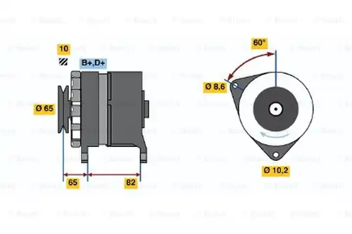 генератор BOSCH 0 986 035 670